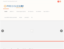 Tablet Screenshot of precisionrv.com